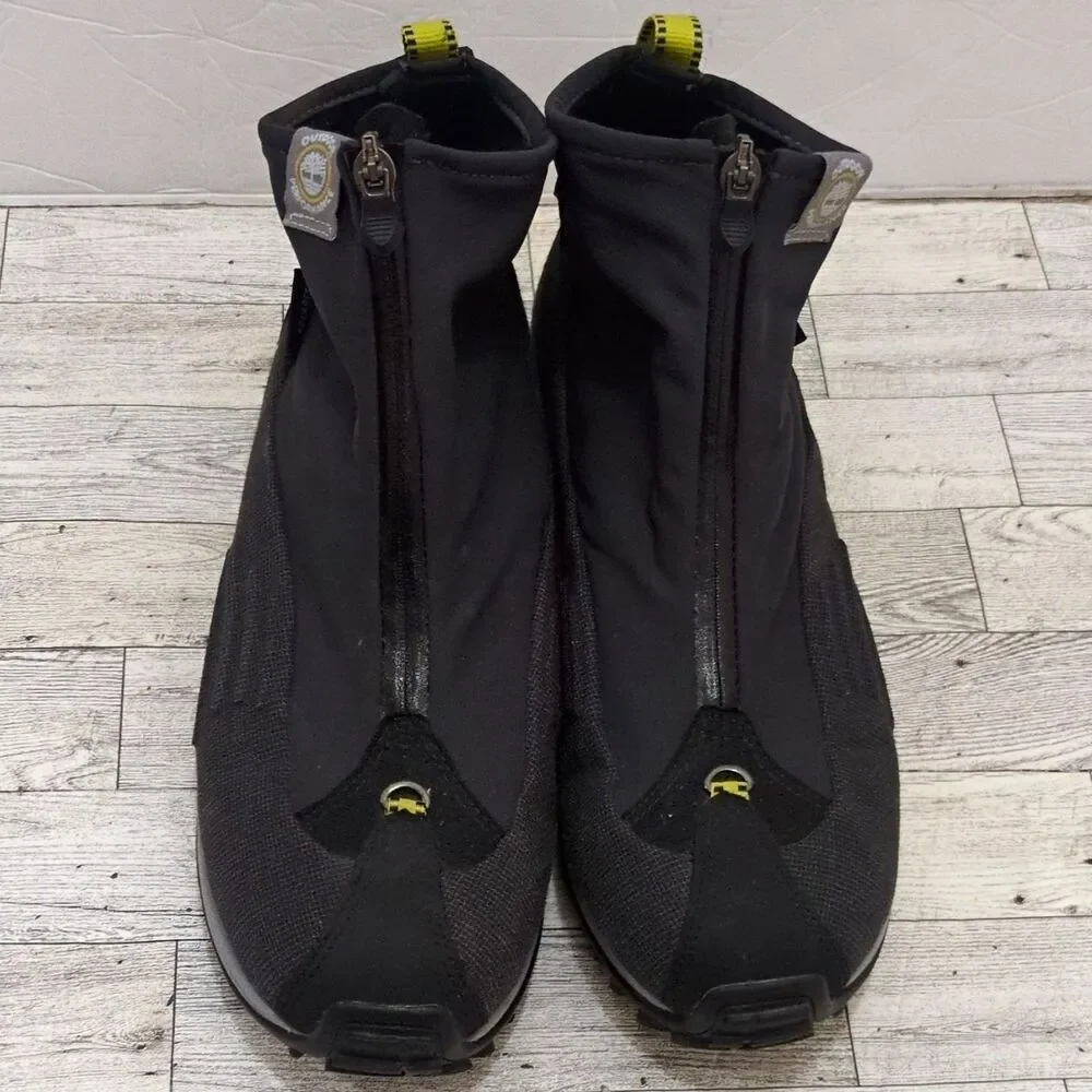 Timberland Men's Waterproof Snow Lizard Trail Shoes Black Zip & Lace Size 10